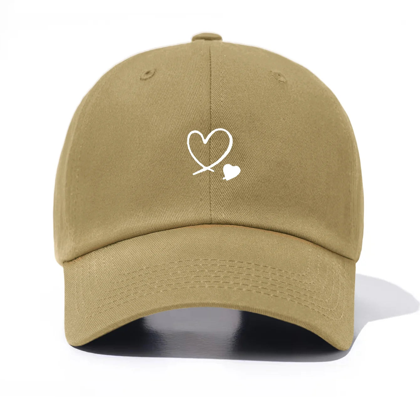 1 Piece Hearts Print Baseball Cap For Men And Women