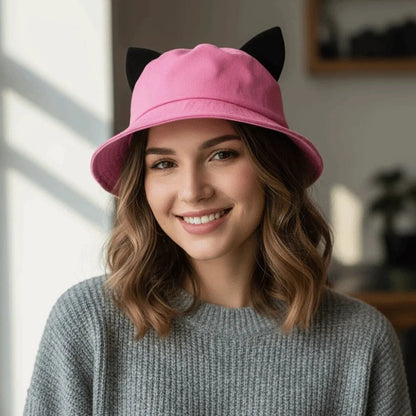 Fashion Cotton Cat Ears Hat Sun Protection