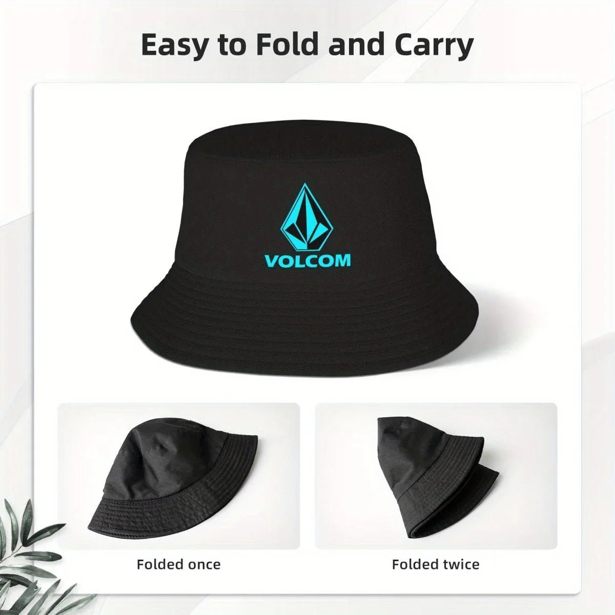 Volcom Logo Beach Bucket Hat