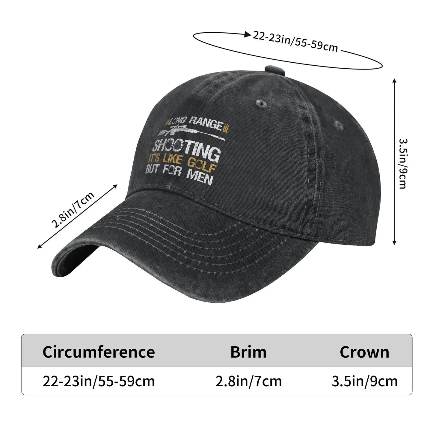 Long Range Shooting Snapback Baseball Cap