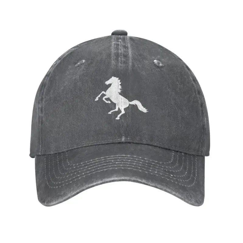 Custom Horse Logo Baseball Cap Unisex