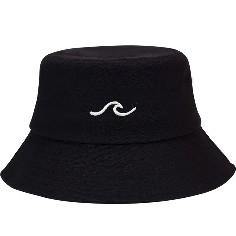 Wave Print Breathable Bucket Hat