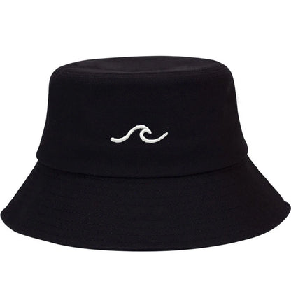 Wave Print Breathable Bucket Hat