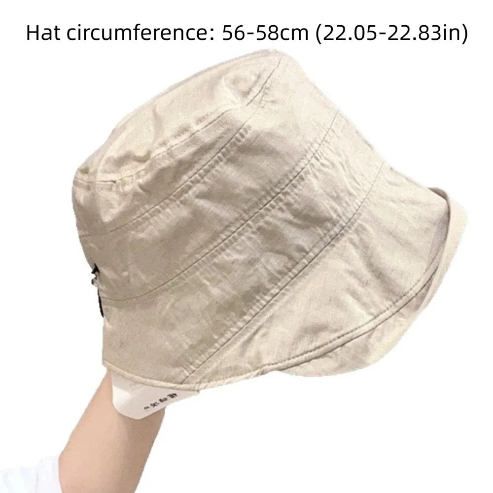 Korean Style Lightweight Wide Brim Bucket Hat