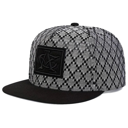 Crocodile Texture PU Leather Unisex Hip-Hop Snapback Cap