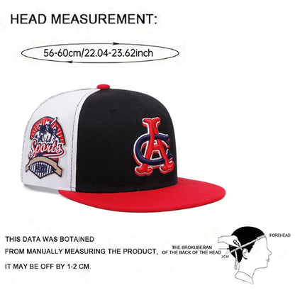 2025 Personalized CA Embroidered Street Hip Hop Snapback Cap