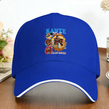 Kanye West Portrait Print Baseball Cap Style