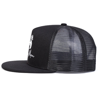 Simple Man Duck Embroidery Casual Snapback Cap