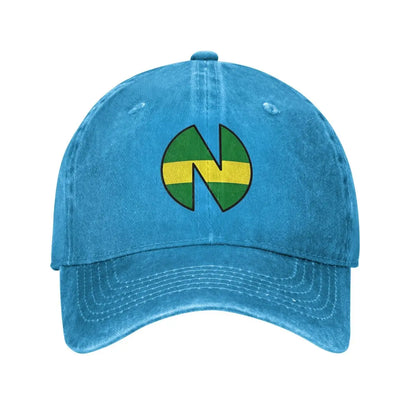 Newpi Captain Tsubasa Baseball Cap Retro Distressed Cotton