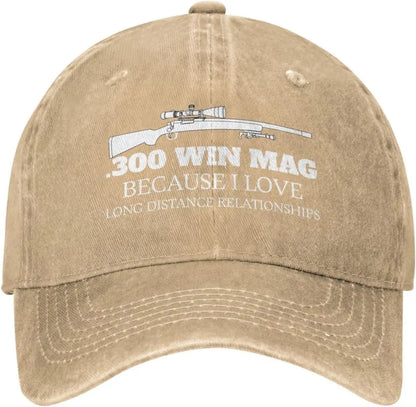 300 Win Mags Long Distance Baseball Cap