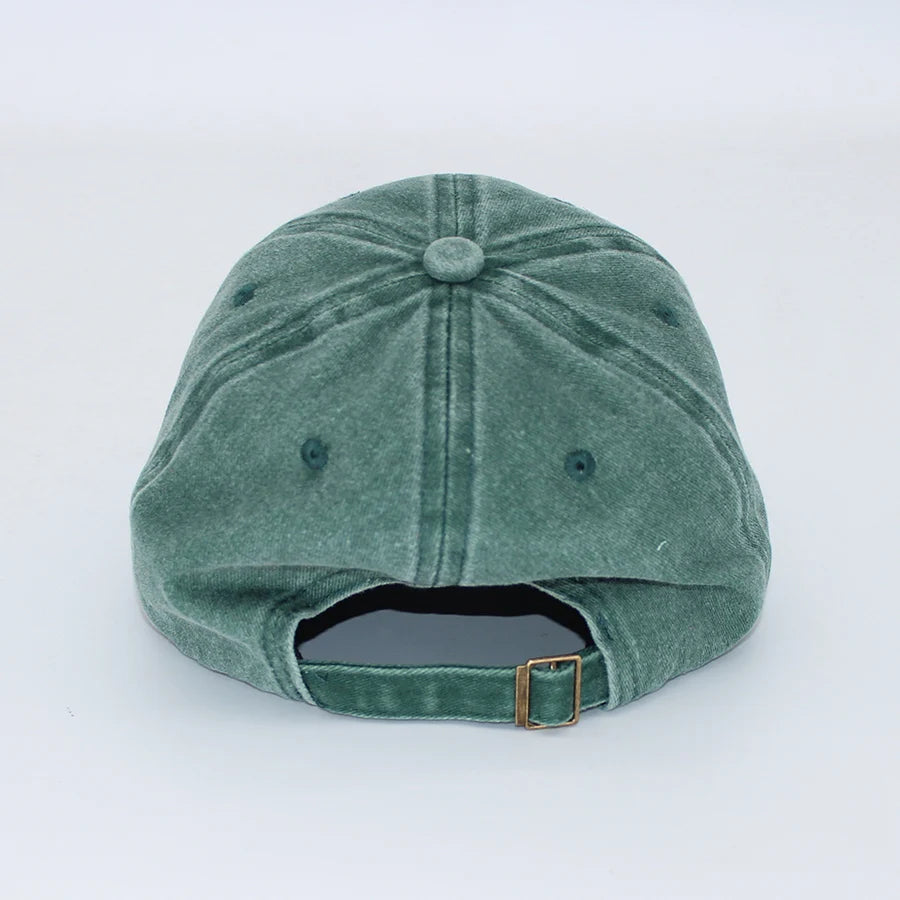 Vintage French Bulldog Embroidered Baseball Cap
