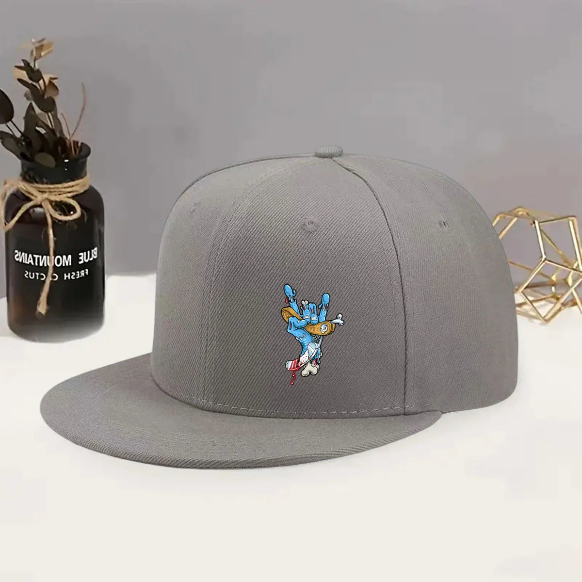 Adjustable Printed Trendy Duckbill Snapback Cap