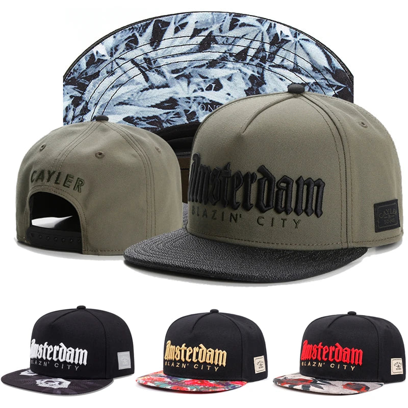 Trendy Flat Brim Hip Hop Snapback Cap