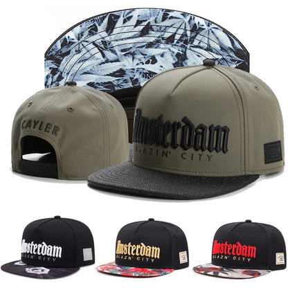 Trendy Flat Brim Hip Hop Snapback Cap