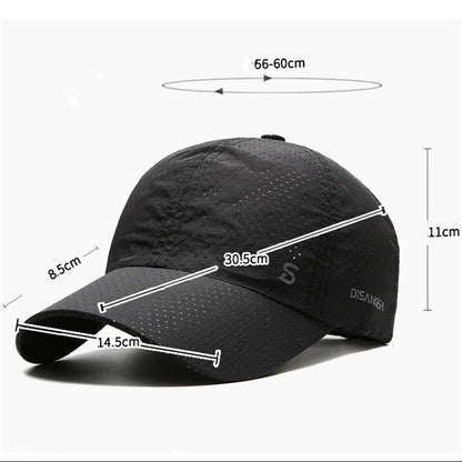 Quick Dry Breathable Outdoor Running Baseball Cap
