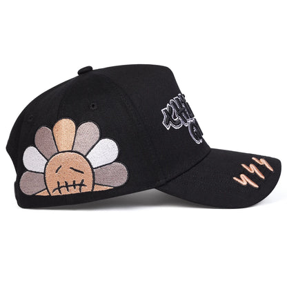 Lightning Embroidery Adjustable Sports Baseball Cap
