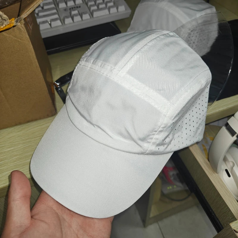 Running Cap Quick Drying Mesh Breathable Outdoor Sports Caps Baseball Size 55-60cm