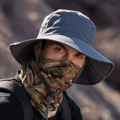Breathable Wide Brim UV Protection Fishing Bucket Hat