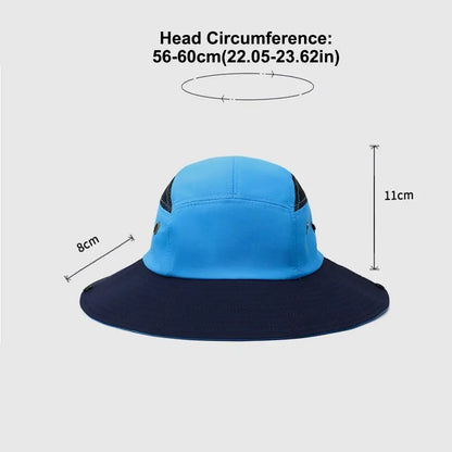 Foldable Wide Brim Quick-Dry UV Protection Bucket Hat