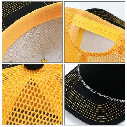 Custom Logo Breathable Mesh Trucker Snapback Cap