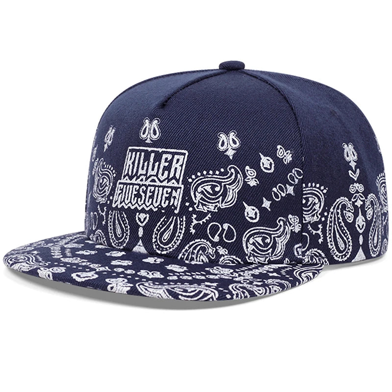 West Coast Floral Hip Hop Snapback Cap