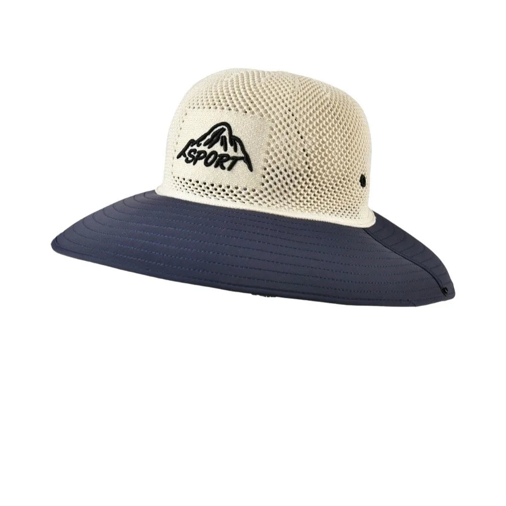 Breathable Mesh Wide Brim Fishing Bucket Hat