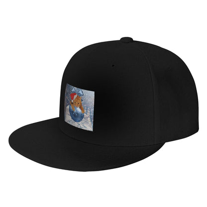 Christmas Cat Snapback Cap