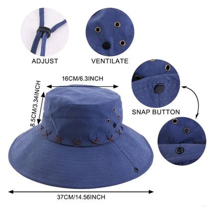 Wide Brim Sun Protection Gardening Bucket Hat