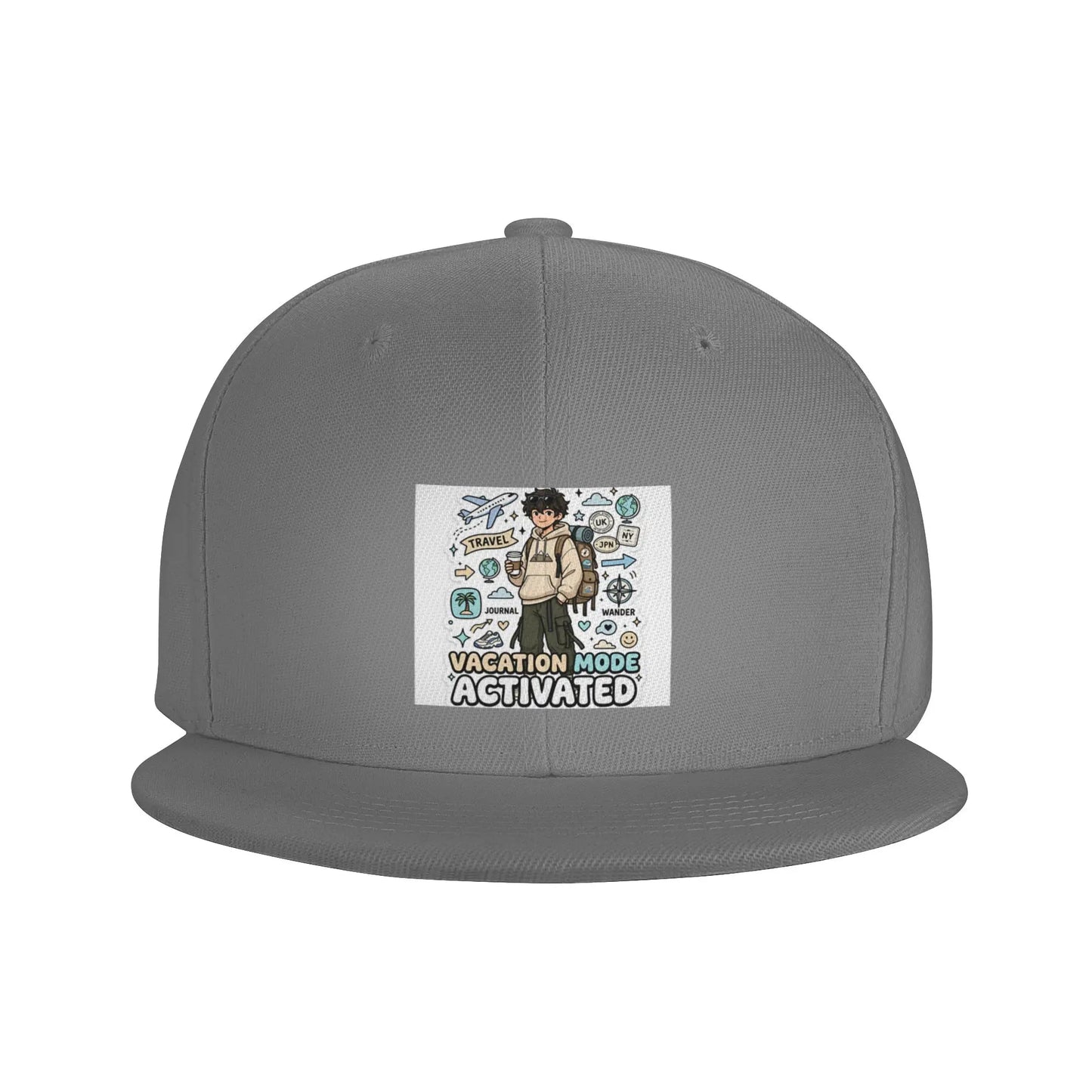 Vacation Mode Activated Snapback Cap