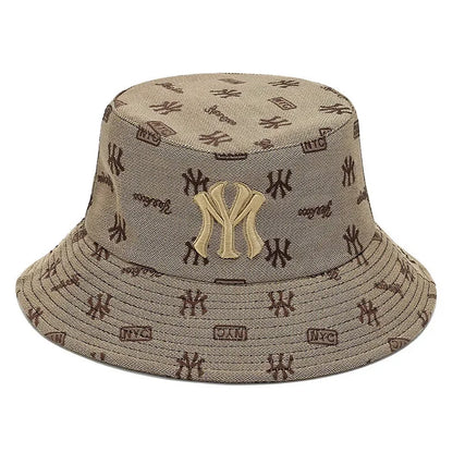 Unisex Letter Embroidery Fisherman Bucket Hats