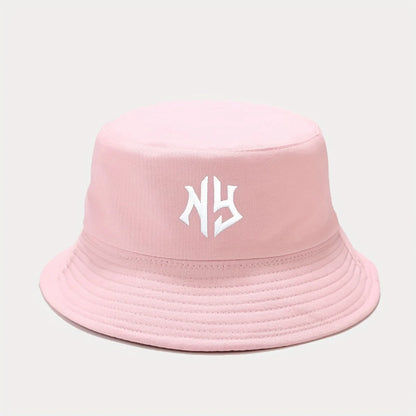 1pc "NY" Printed Bucket Hat Breathable