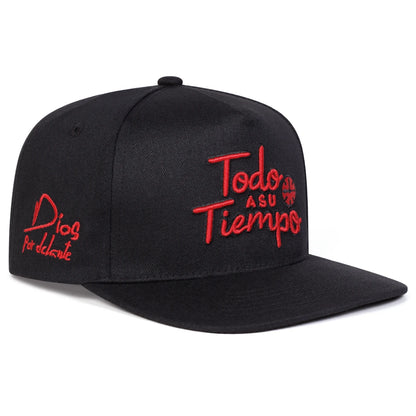 TODO A SU TIEMPO Embroidery Casual Snapback Cap
