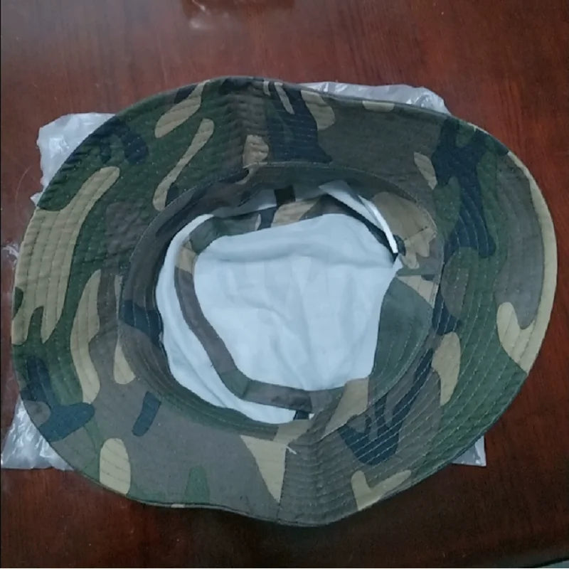 Cordless Outdoor Mountaineering Sun Protection Bucket Hat