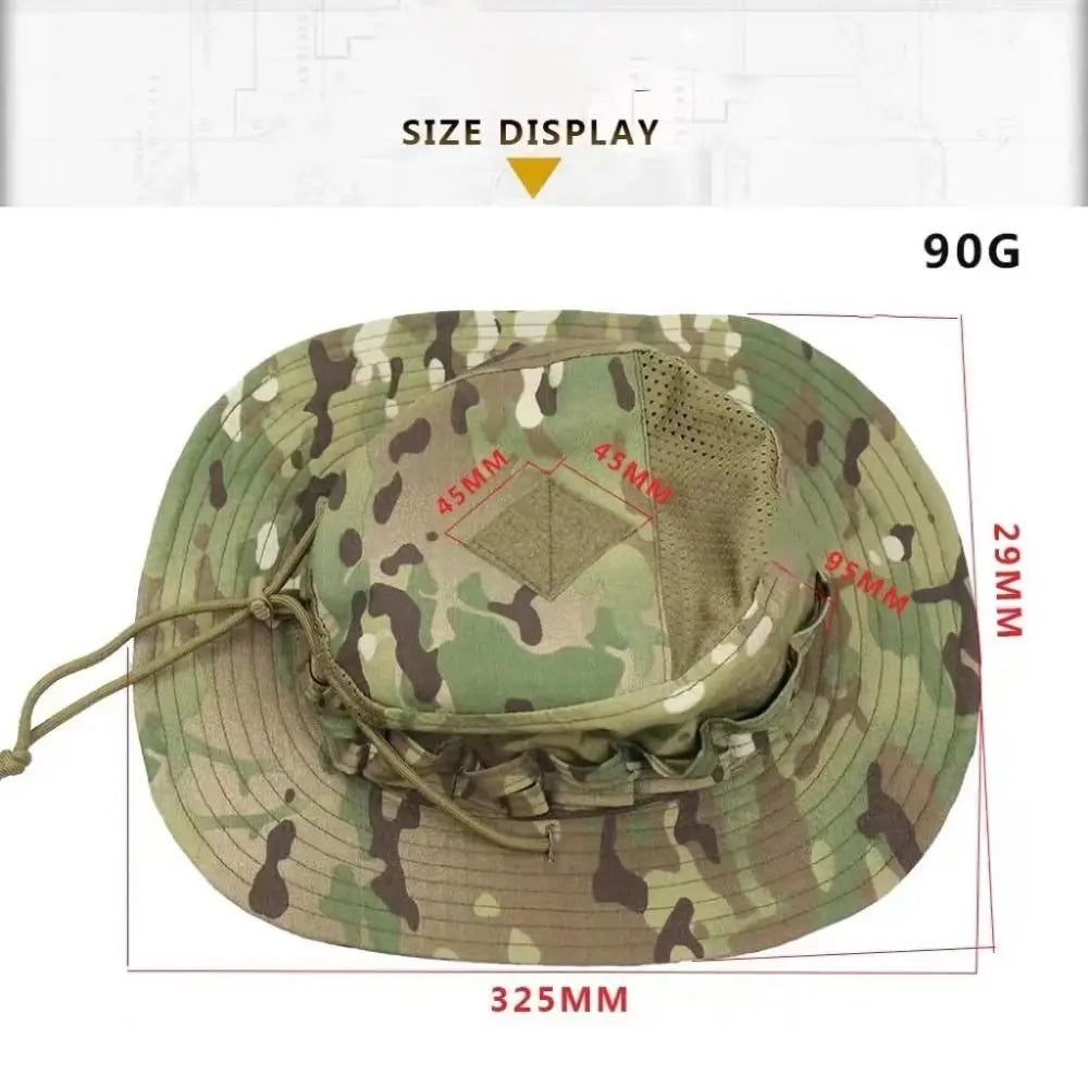 Foldable Multicam UV Protection Fishing Bucket Hat