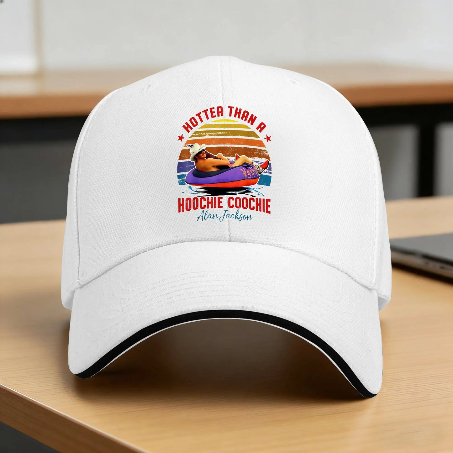 Alan Jackson Hotter Than Hoochie Coochie Baseball Cap