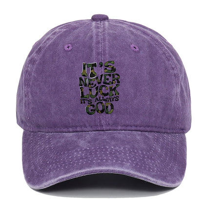 Camouflage Letter Outdoor Baseball Cap