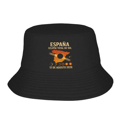 Spain Total Solar Eclipse 2026 Bucket Hat