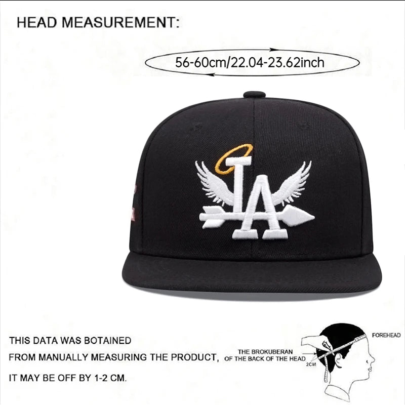 LA Wings Embroidered Mesh Snapback Cap