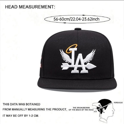 LA Wings Embroidered Mesh Snapback Cap