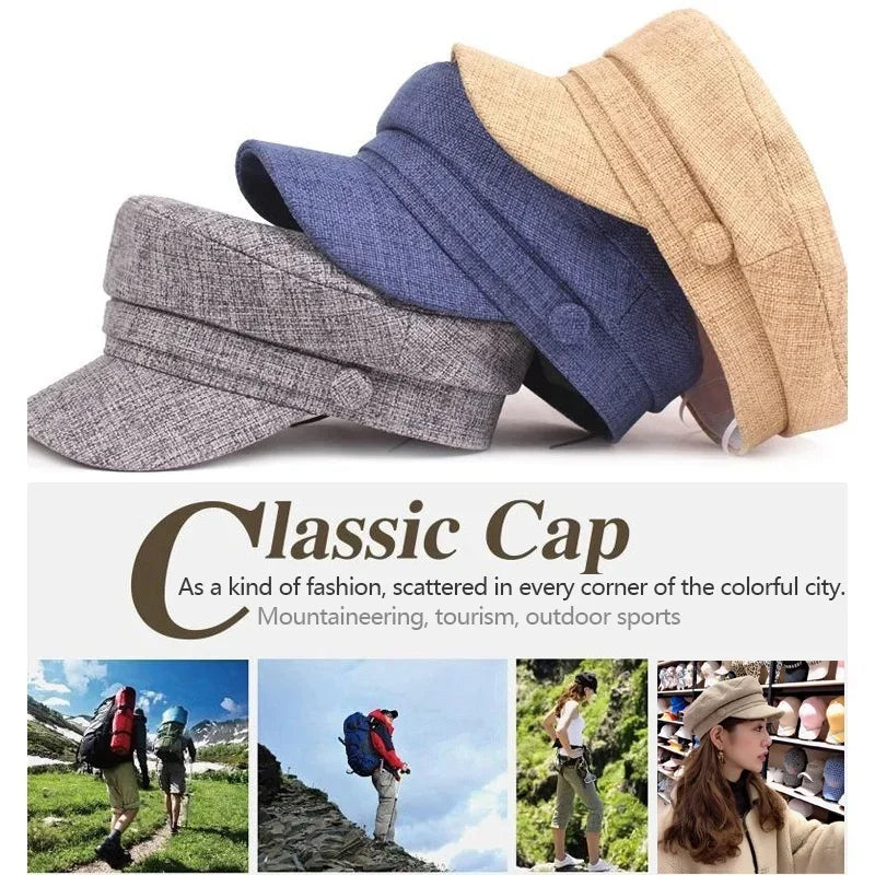 Spring And Summer Celebrity Beret Navy Hat Autumn And Winter