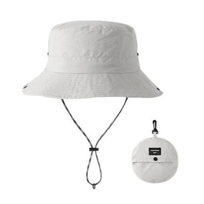 Foldable Waterproof 6cm Brim Outdoor Bucket Hat