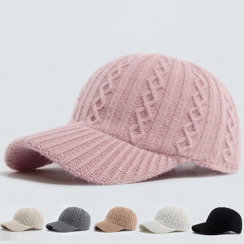 New Knitted Baseball Cap Women Fashion Men