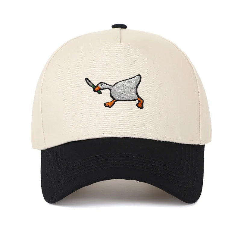 Big Goose Embroidered Colorblock Baseball Cap