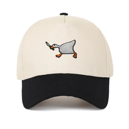 Big Goose Embroidered Colorblock Baseball Cap