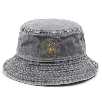 Customize Cotton Washed Bucket Hat Vintage Fishing Hat