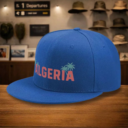 Algeria Palm Trees Snapback Cap