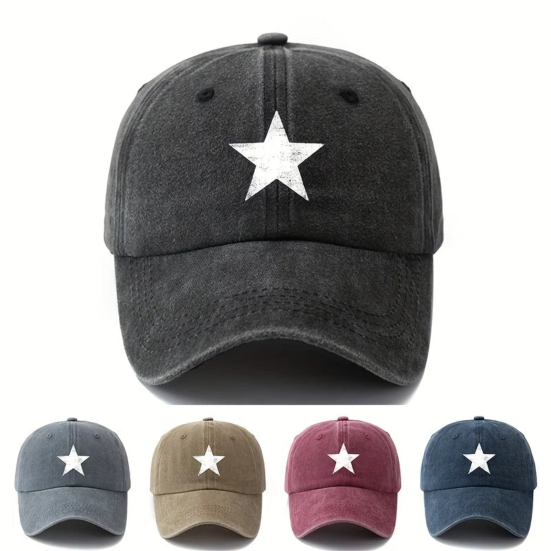 Pentagram Print Outdoor Baseball Cap