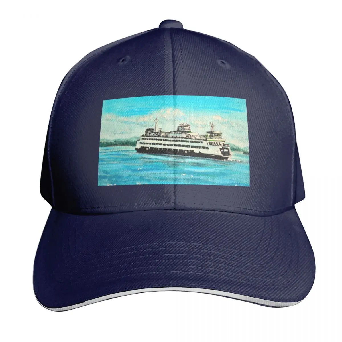 Ferry Painting Breathable Mesh Back Baseball Cap