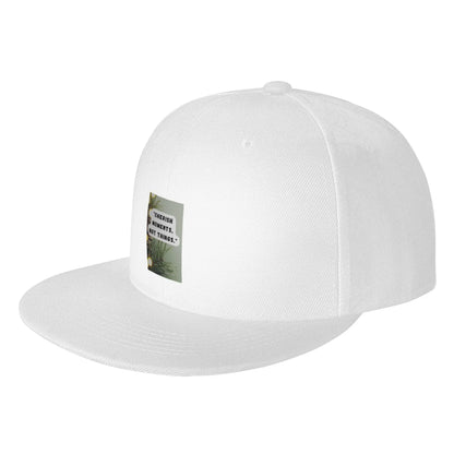 Cherish Moments Not Things Flat Brim Snapback Cap