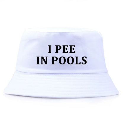 Funny Pool Party Cotton Bucket Hat
